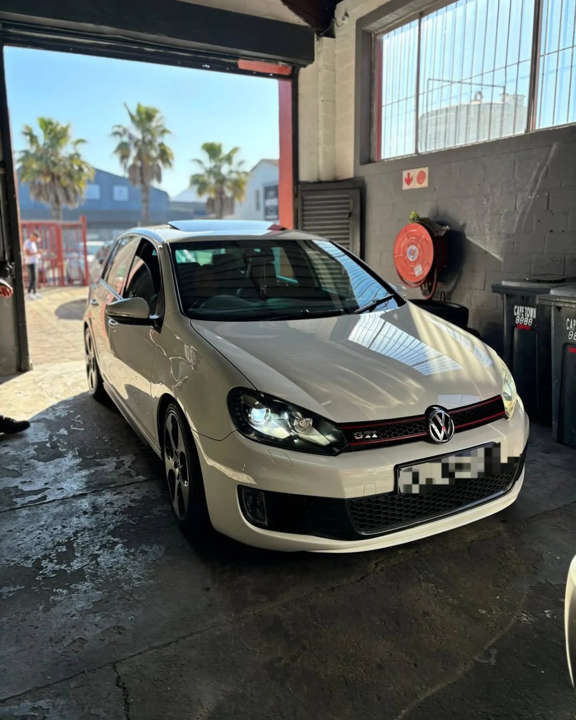 White Golf in the MOSPORTS workshop